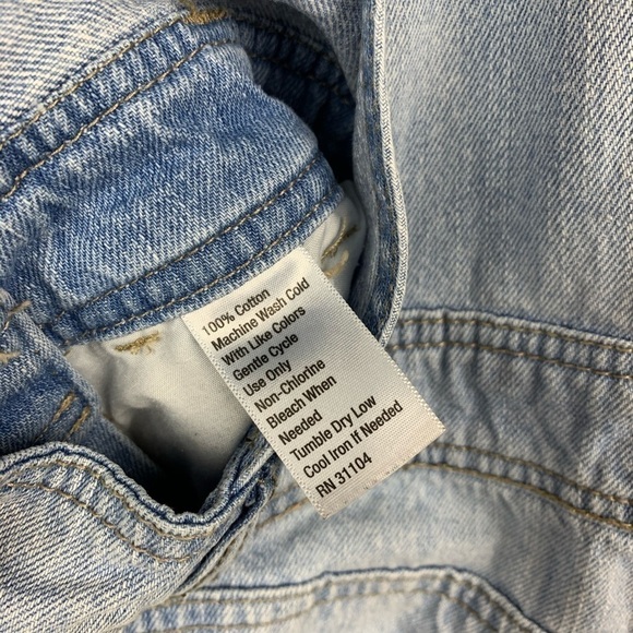 True Craft Denim Overall Shorts, Size 13 - Picture 6 of 6